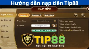 Nạp tiền Tip88 qua chuyển khoản ngân hàng